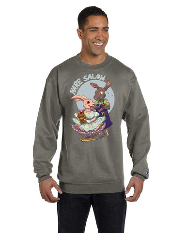 Hare Salon Men's Double Dry Eco Crew Sweatshirt