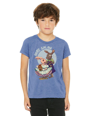 Hare Salon Youth Triblend Short-Sleeve T-Shirt