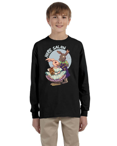 Hare Salon Youth Ultra Cotton Long-Sleeve T-Shirt