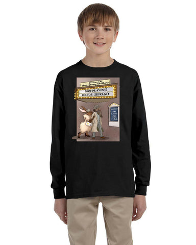 Movie Night Youth Ultra Cotton Long-Sleeve T-Shirt