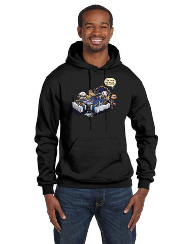 Room Service Men's Double Dry Eco Pullover Hoodie