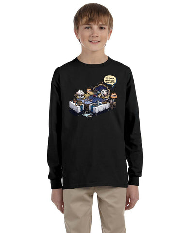 Room Service Youth Ultra Cotton Long-Sleeve T-Shirt